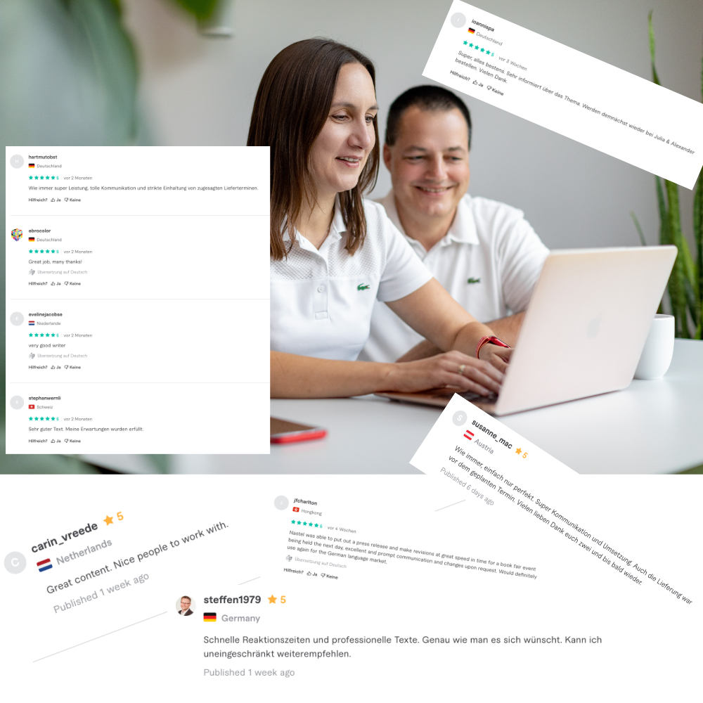 SEO Texter Julia und Alexander Nastasi